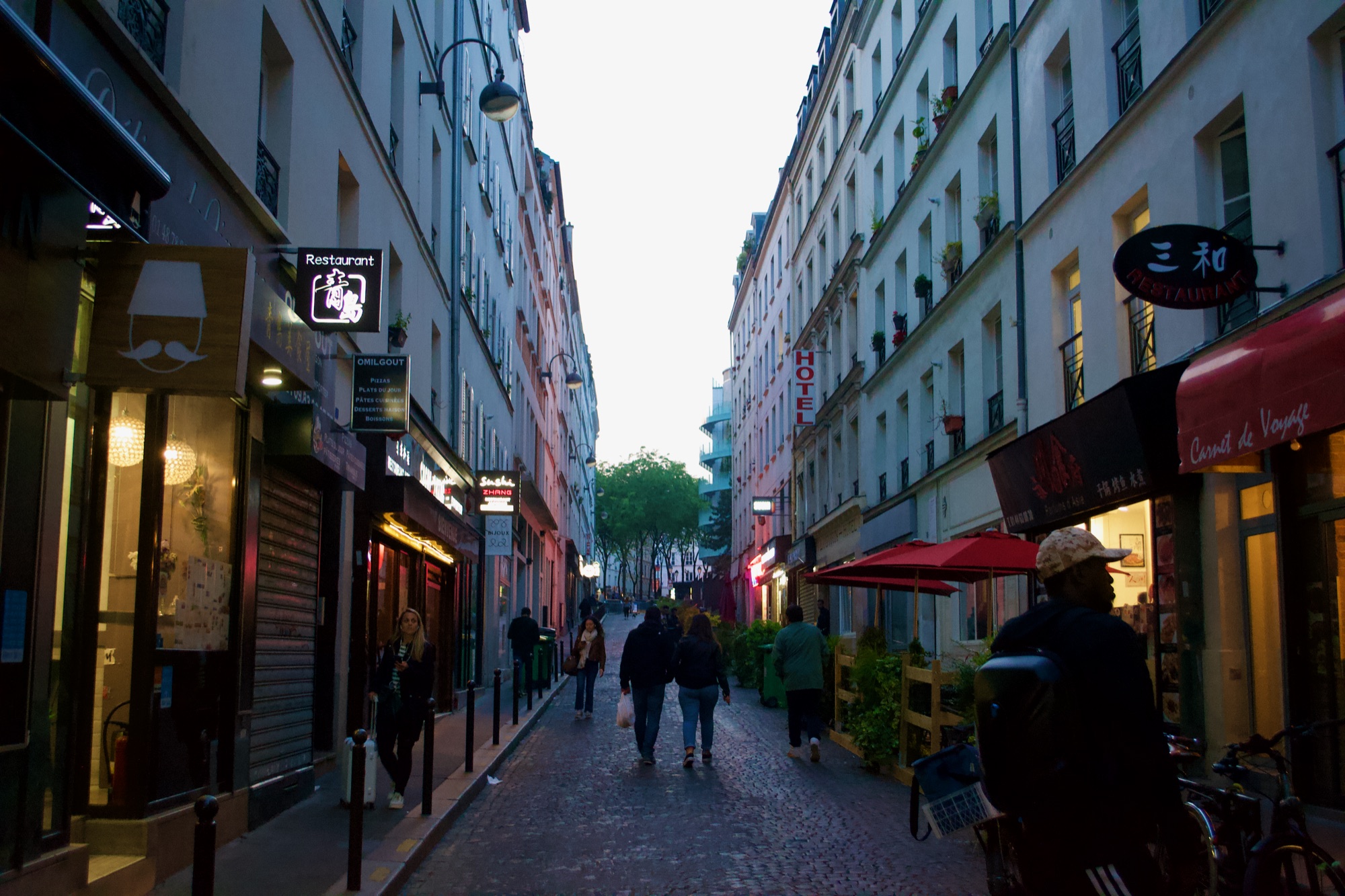 Paris, blue hour